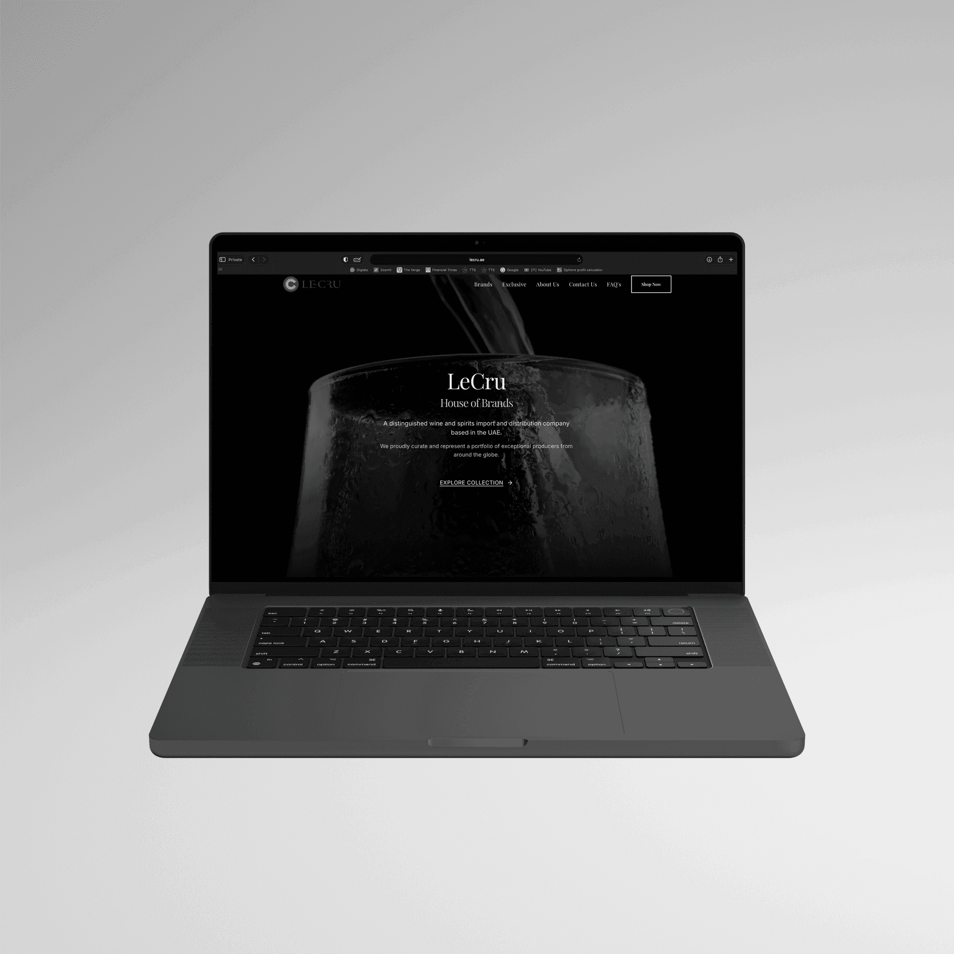 LeCru, Wine & Spirits E-commerce