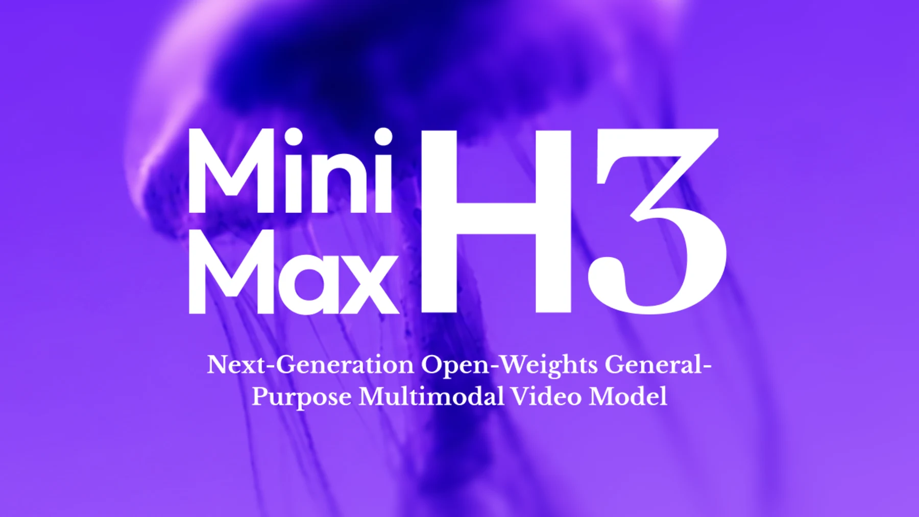 MiniMax H3 official release artwork