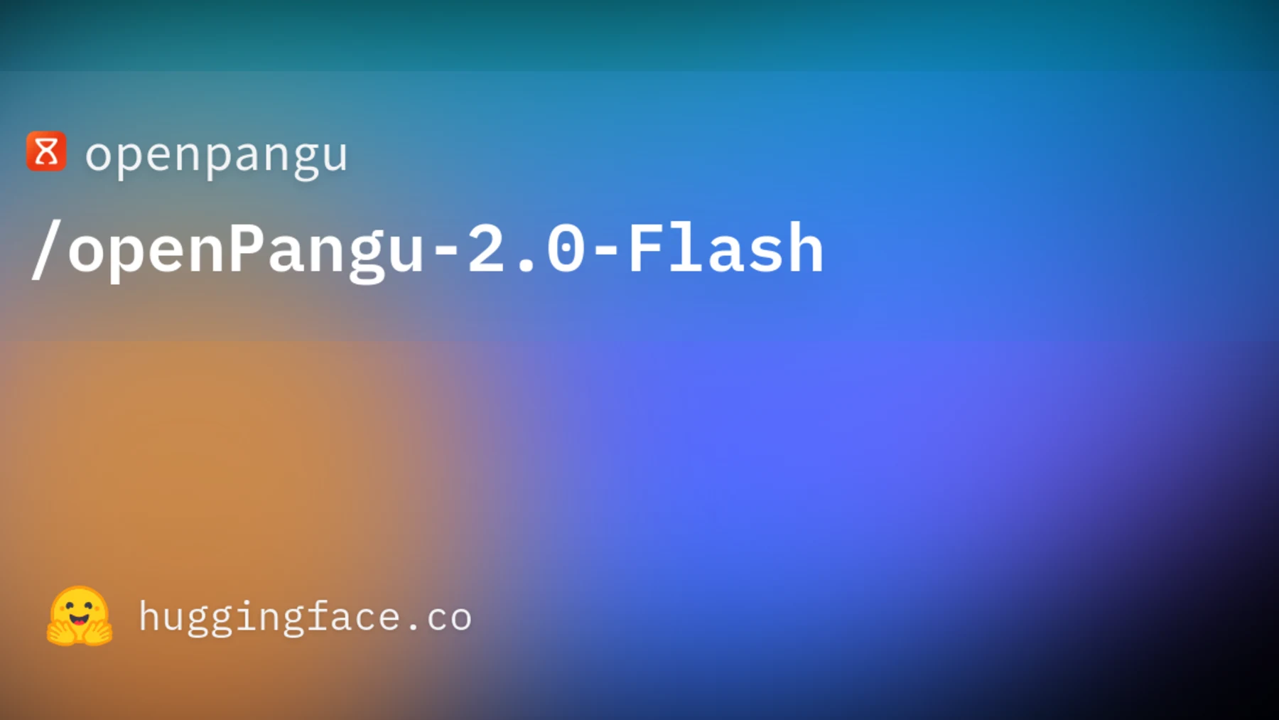 Huawei openPangu 2.0 Flash official model card